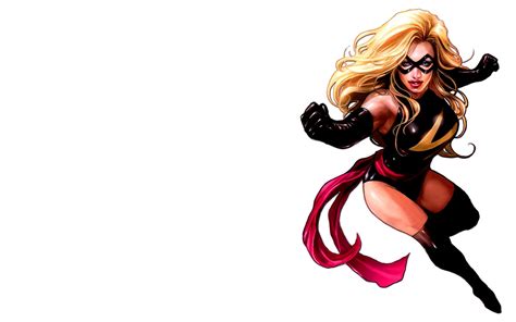 Ms Marvel Marvel Superhero Sexy Babe Blonde Wallpapers Hd