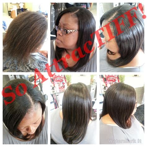 Full Sew In With Minimal Leave Out So Attractiff Hair Studio 829 Perry