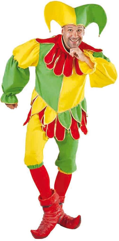 Medieval Court Jester Costume Plus Size Xl Uk Clothing