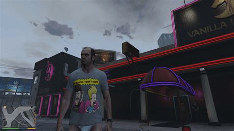 Beavis And Butthead Shirt For Trevor 10 Gta 5 Mod Grand Theft Auto