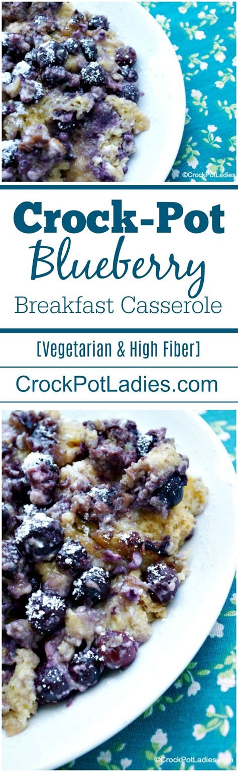 Crock Pot Blueberry Breakfast Bake Recipe Recipe Breakfast Crockpot