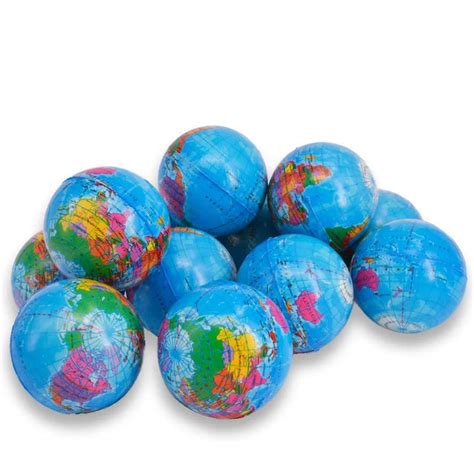 Buy Wang Data 24 Pack Squeezable World Stress Balls For Kids Mini Earth