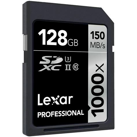 Lexar Sdxc 128gb 1000x 150mbs Professional Uhs Ii