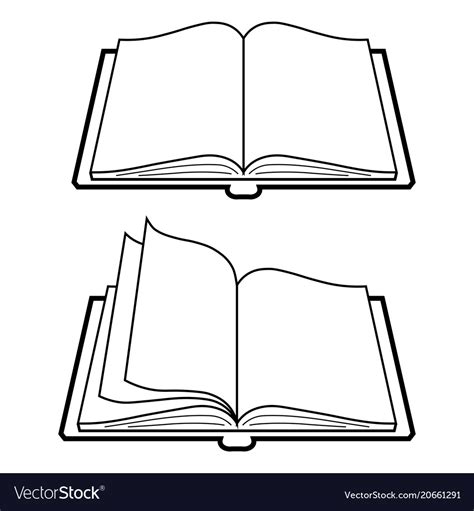 Open Book Vector