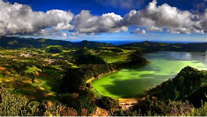 Azores Portugal Wallpapers Miguel Landscape San Landschaft