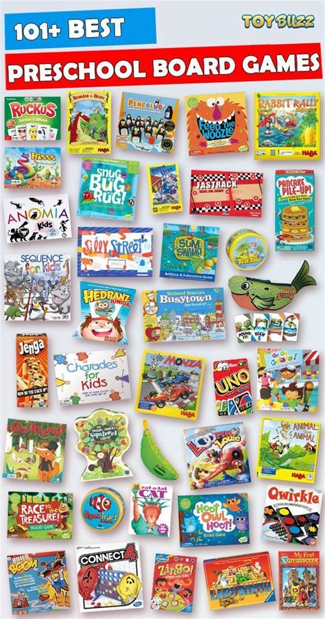 101 Best Board Games For Preschoolers Toybuzz Top Games Preschool