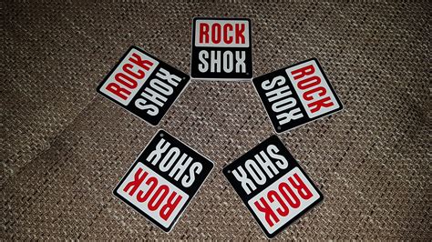 Rockshox Logo Sticker Aufkleber 75x65cm 50 Stück Neu Bikemarkt