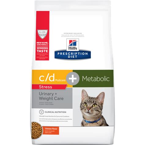 Shop all cat veterinary diets online Hill's Prescription Diet c/d Multicare Stress + Metabolic ...