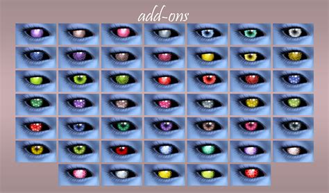 Mod The Sims Bright Eyes For Aliens