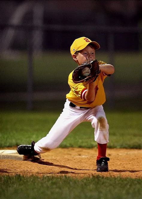Baseball Catch Little League Boy Young Sport Player Youth