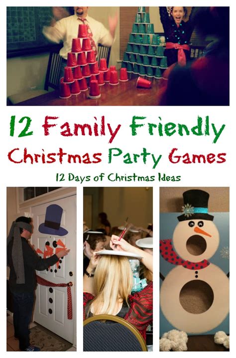 What are some family christmas games? 12 Family Friendly Party Games for 12 Days of Christmas ...