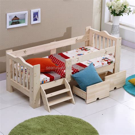سرير اطفال كبار خشب