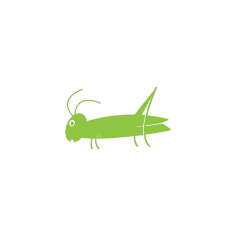 Grasshopper Logo Template Vector Icon Grasshopper Green Locust Vector