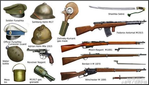 一战沙俄军队所穿军装名字叫啥，配备的武器是啥？ 知乎