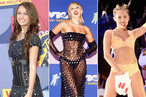 Miley Cyrus Wildest Vmas Outfits Through The Years