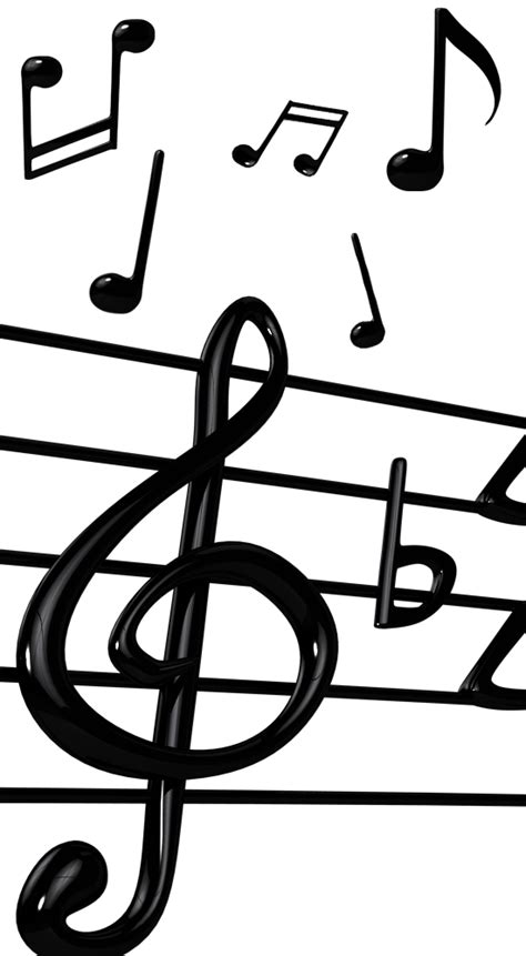 Free 3d Music Notes And Musical Elements Png Renders Download