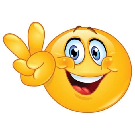 Smiley Face Waving Goodbye Clipart