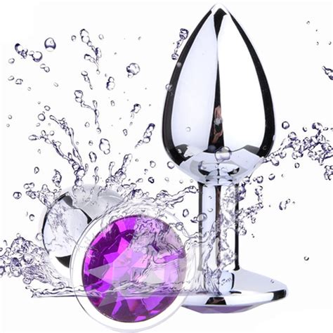 Crystal Stainless Steel Erotic Sex Metal Anal Toys Butt Plug Anal Wand