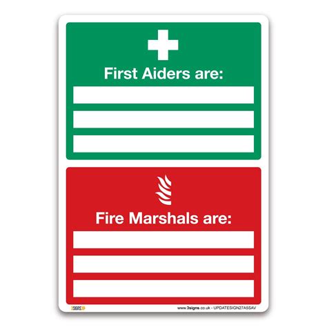 Buy Promote First Aid And Fire Safety With First Aiders Are Fire