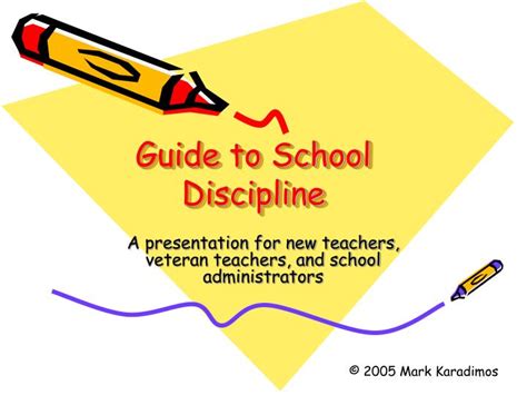 Ppt Guide To School Discipline Powerpoint Presentation Free Download
