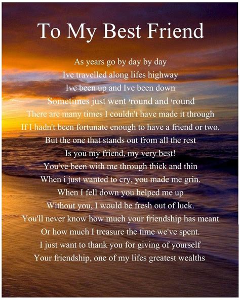 Your My Best Friend Poems