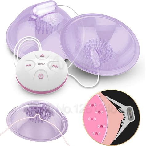 10 Speed Nipple Vibrator Breast Massage Stimulators Nipple Sucker Cup