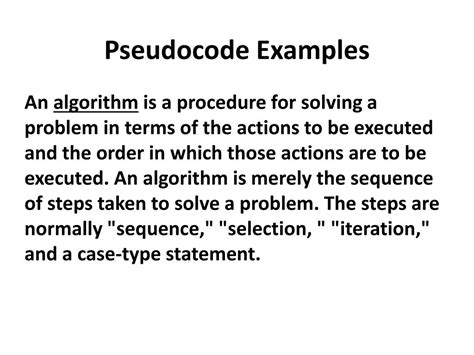 Ppt Pseudocode Examples Powerpoint Presentation Free Download Id