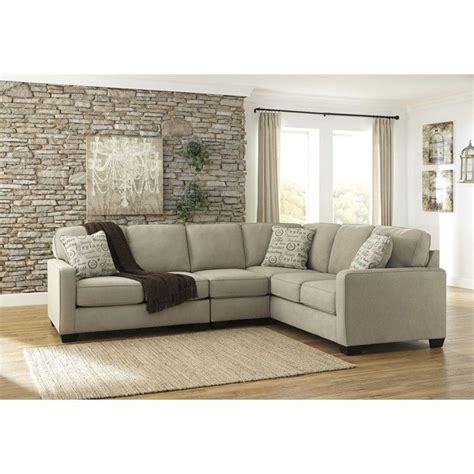 Ashley Furniture Alenya 3 Piece Sectional Sofa In Quartz 16600 55 67