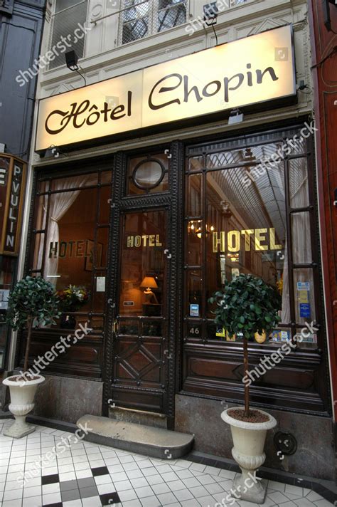 Hotel Chopin Passage Jouffroy Rue Montmartre Editorial Stock Photo