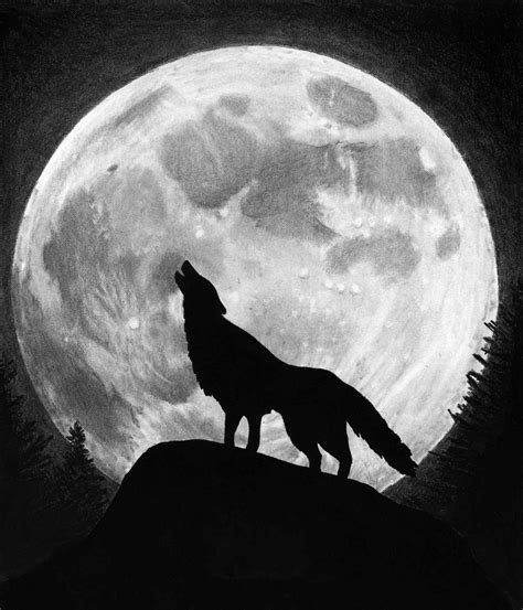 Wolf Moon Wallpaper Wallpapersafari