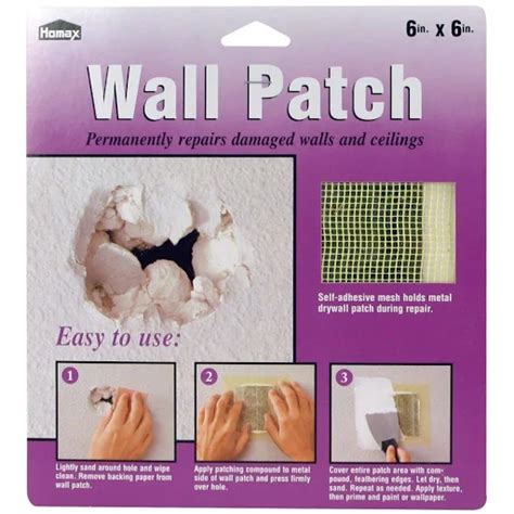 Buy Homax Wall Patch 6 X 6 Safety Hardware Store