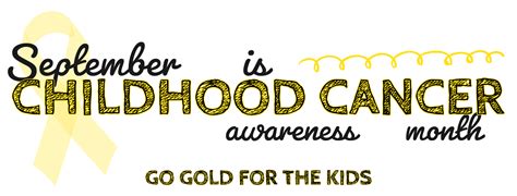 Childhood Cancer Awareness Month Fundly