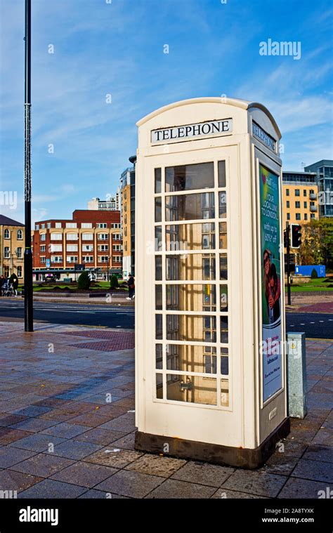 White Telephon Booth Hi Res Stock Photography And Images Alamy