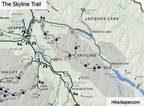 Hike Jasper Maps