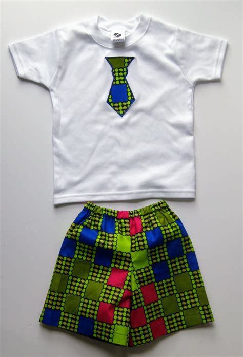 Shorts And T Shirt African Print Childrens Clothing Infant Toddler