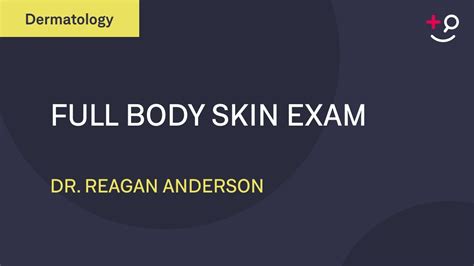Full Body Skin Exam Dermatology Youtube