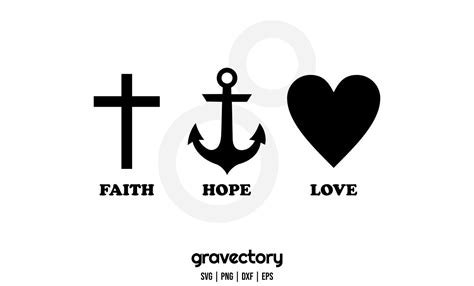 Faith Hope Love Svg