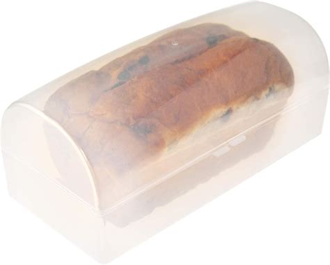 Home X Transparent Bread Box Clear Plastic Container For