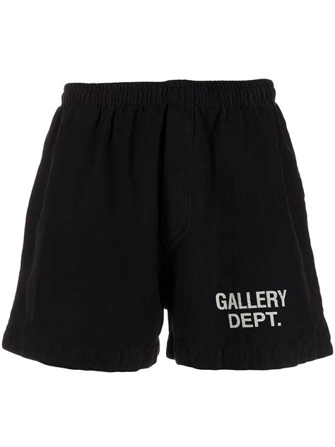Gallery Dept Logo Print Track Shorts Smart Closet