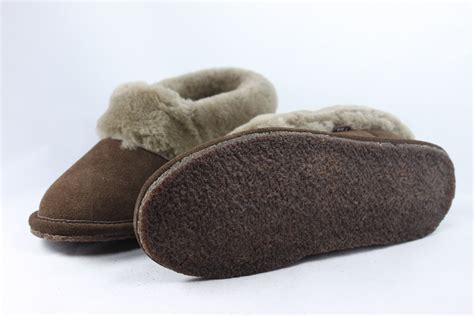 Ladies Sheepskin Slippers With Full Collar Radford Leathers