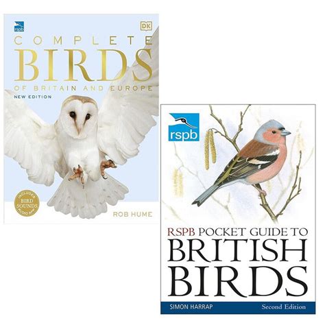 Rspb Complete Birds Of Britain And Europe Hardcover By Rob Hume