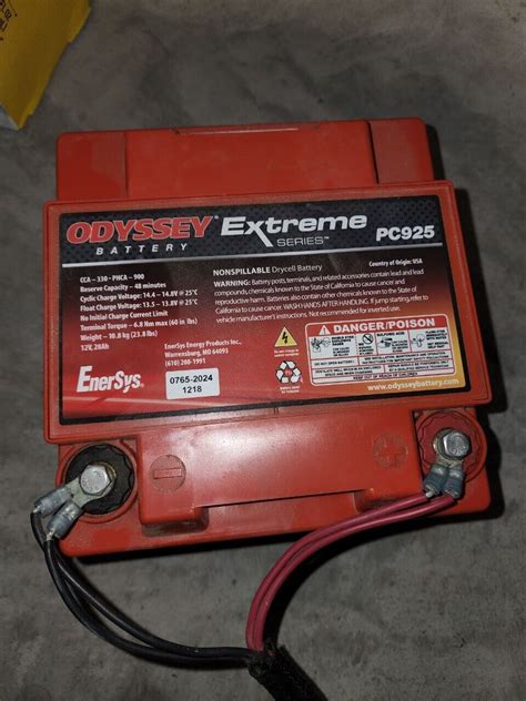 Odyssey Pc925 Extreme Series Agm Battery Ebay
