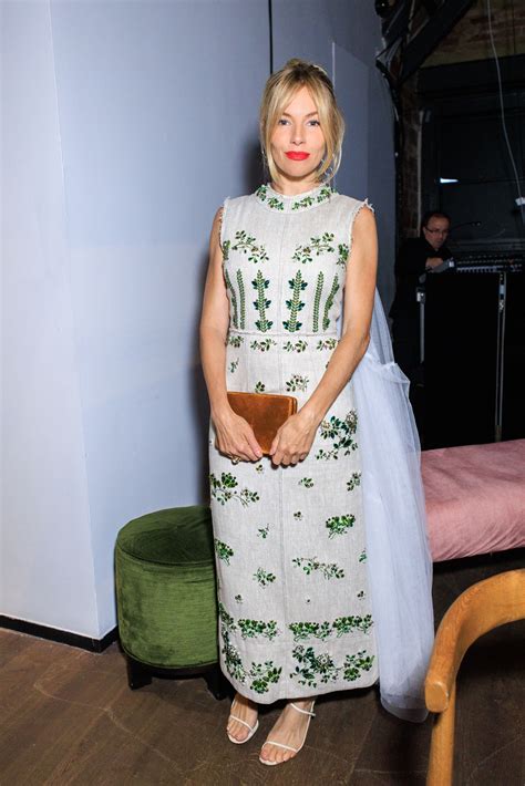 Sienna Miller Dresses Like A Fashion Forward Bride Wearing A Modern