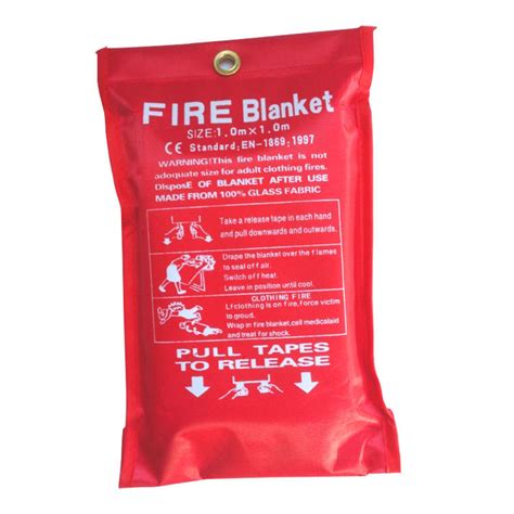 No Coating En 1869 Fire Blanket Heat Resistant Fire Extinguishing