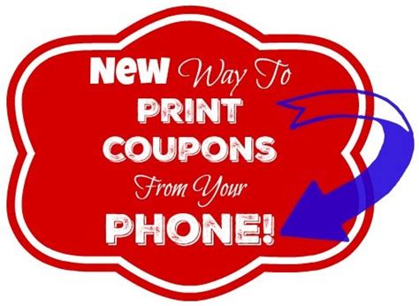 Mobile Coupons New Way To Print Coupons From Your Phone