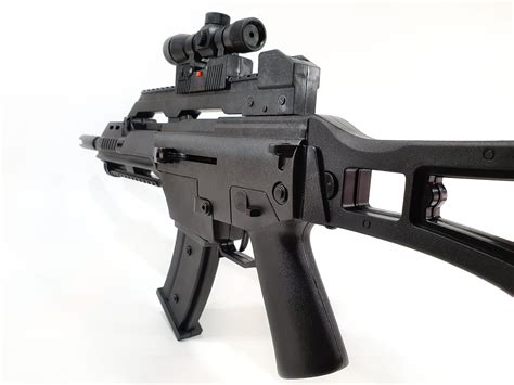 HK G36c Karabin Na Kulki z Laserem i Składaną Kolbą Replika ASG 2x