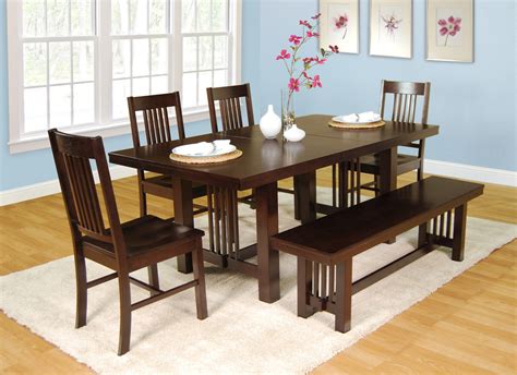 Awesome Dinette Sets With Bench Homesfeed