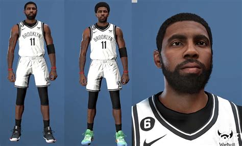 Nba 2k23 Kyrie Irving Cyberface And Body Update 2 Hairstyles By Xt30