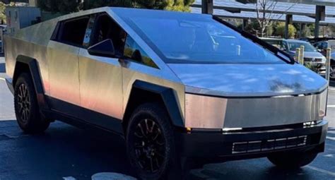 Tesla Cybertruck Spotted With New Front End And Monstrous Wiper Science Metro
