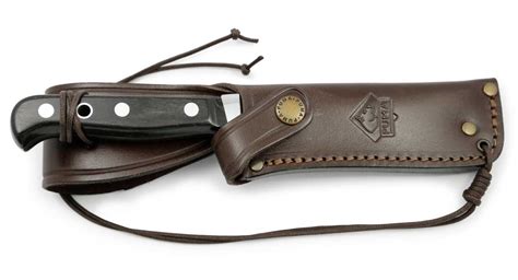 Puma Skinner Pakkawood German Made Hunting Knife With Leather Sheath